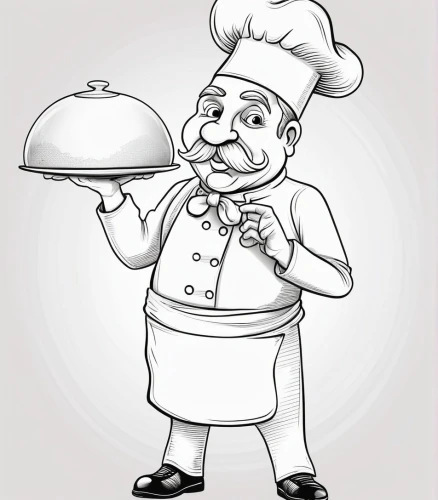 chef hat,chef,chef's hat,waiter,men chef,chef's uniform,caricature,chef hats,pastry chef,sufganiyah,retro 1950's clip art,advertising figure,caterer,food line art,pizza supplier,cookery,south indian cuisine,arancini,cook,dwarf cookin,Design Sketch,Design Sketch,Outline