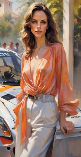 girl and car,lamborghini,woman in the car,car model,buick y-job,retro woman,porsche,buick electra,buick verano,buick century,lamborghini huracán,world digital painting,lamborghini estoque,car dealer,oil painting,orange,painting technique,model s,girl in car,lamborghini espada,Digital Art,Impressionism