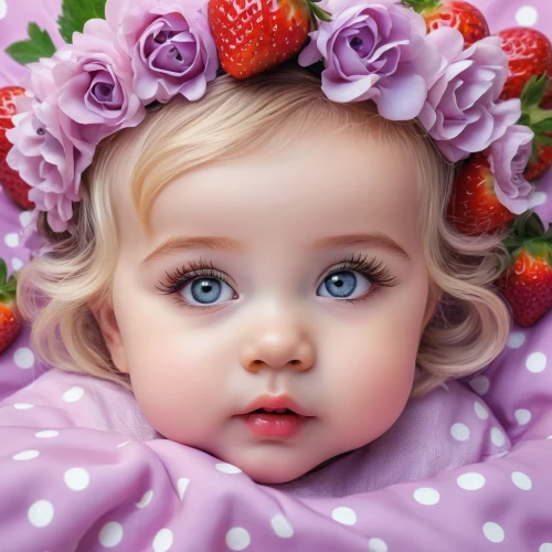 cute baby,little girl in pink dress,child portrait,innocence,doll's facial features,beautiful girl with flowers,romantic portrait,little princess,little girl,female doll,girl in flowers,flower girl,children's eyes,pink beauty,little flower,little girl fairy,children's background,baby blue eyes,strawberry flower,beautiful bonnet,Photography,Fashion Photography,Fashion Photography 06