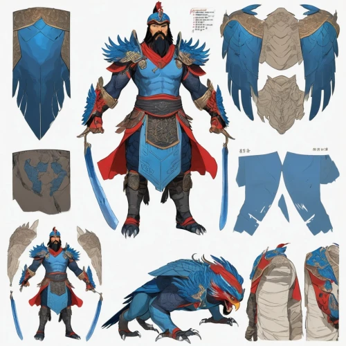 celebration cape,knight armor,concept art,vax figure,dane axe,male character,garuda,development concept,armor,comic character,mergus,norse,figure of justice,knight tent,collected game assets,sky hawk claw,galeas,iron mask hero,vector images,fantasy warrior,Unique,Design,Character Design