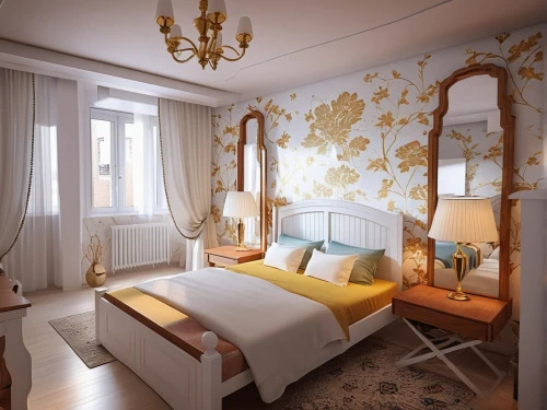 ornate room,venice italy gritti palace,children's bedroom,danish room,bedroom,the little girl's room,room newborn,art nouveau design,guest room,interior decoration,venetian hotel,casa fuster hotel,great room,boutique hotel,yellow wallpaper,bridal suite,rococo,baby room,interior decor,shabby-chic,Photography,General,Realistic
