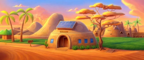 cartoon video game background,desert landscape,desert desert landscape,desert background,bird kingdom,mushroom landscape,huts,fantasy landscape,basil's cathedral,fairy village,home landscape,children's playhouse,arabic background,children's background,3d background,clay house,eco-construction,the desert,landscape background,bird bird kingdom,Common,Common,Cartoon