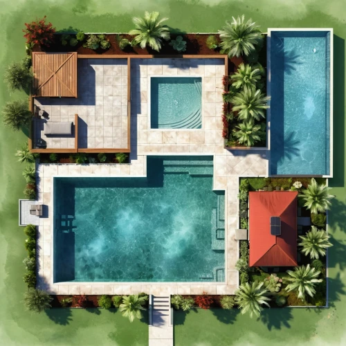 pool house,swimming pool,holiday villa,house drawing,outdoor pool,dug-out pool,floorplan home,house floorplan,swim ring,villa,roof top pool,tropical house,garden design sydney,house with lake,luxury property,resort,mid century house,private house,artificial island,residential house,Illustration,Paper based,Paper Based 13
