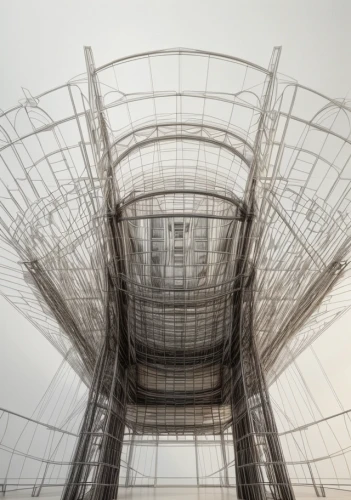 wireframe,steel sculpture,steel scaffolding,cooling tower,wireframe graphics,moveable bridge,passerelle,gasometer,scaffolding,observation tower,steel tower,steel construction,roof structures,structure artistic,cable-stayed bridge,strange structure,transmission tower,steel stairs,outdoor structure,the framework