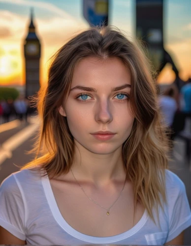 girl in t-shirt,portrait background,portrait photographers,portrait photography,girl in a long,women's eyes,girl portrait,young woman,uk,beautiful young woman,heterochromia,british actress,girl in a historic way,extinction rebellion,georgia,the girl's face,portrait of a girl,city ​​portrait,the girl at the station,girl on the river,Photography,General,Realistic