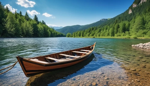 boat landscape,canoeing,canoes,wooden boat,boats and boating--equipment and supplies,canoe,row boat,rowing-boat,row-boat,rowboats,wooden boats,long-tail boat,rowing boat,kayaking,dugout canoe,paddle boat,dug out canoe,beautiful lake,fishing float,row boats,Photography,General,Realistic