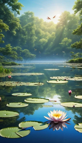 lotus on pond,lotus pond,water lotus,sacred lotus,water lilies,lily pond,waterlily,lily pads,lotus flowers,lotuses,lotus blossom,water lily,white water lilies,lilly pond,pond flower,flower of water-lily,lily pad,lotus effect,lotus flower,giant water lily,Photography,General,Realistic