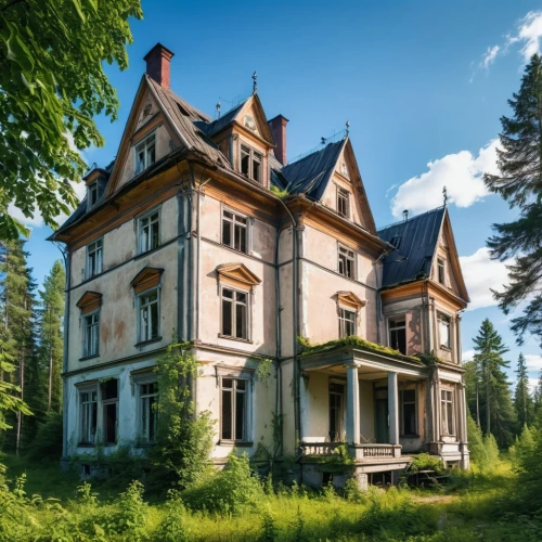 chateau,fairytale castle,fairy tale castle,house in the forest,abandoned house,luxury property,country house,fairy tale castle sigmaringen,house insurance,bethlen castle,beautiful home,abandoned place,bendemeer estates,a fairy tale,manor,french building,fairy tale,mansion,luxury decay,villa,Photography,General,Realistic