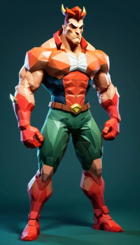 petrol-bowser,fuel-bowser,muscle man,nikuman,minotaur,3d model,goku,3d figure,hog xiu,michelangelo,game figure,oxpecker,edge muscle,red super hero,skylander giants,strongman,brute,angry man,3d man,lopushok,Unique,3D,Low Poly