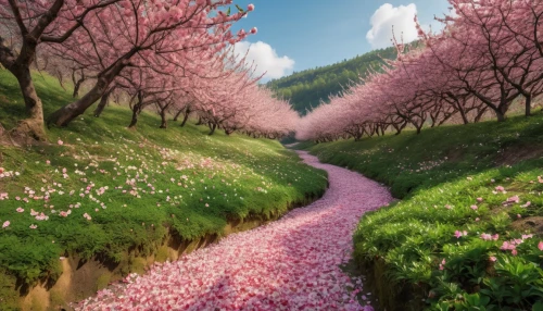 japanese cherry trees,sakura trees,spring in japan,japanese cherry blossoms,cherry trees,japanese sakura background,cherry blossom tree,blooming field,spring blossom,japanese cherry blossom,spring blossoms,sakura tree,blooming trees,almond trees,the cherry blossoms,blossom tree,cherry blossoms,spring background,spring nature,japanese floral background,Photography,General,Realistic