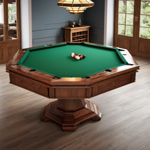 billiard table,billiard room,poker table,carom billiards,gnome and roulette table,english billiards,pocket billiards,recreation room,beer table sets,nine-ball,poker set,card table,table shuffleboard,billiards,turn-table,conference room table,bar billiards,dining room table,conference table,wooden top,Photography,General,Realistic