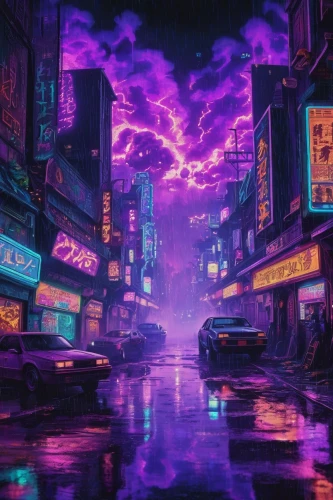 cyberpunk,vapor,purple wallpaper,ultraviolet,tokyo,aesthetic,tokyo city,shinjuku,fantasy city,kowloon,purpleabstract,shanghai,80s,would a background,purple rain,colorful city,taipei,ipê-purple,hong kong,neon ghosts,Unique,Pixel,Pixel 04