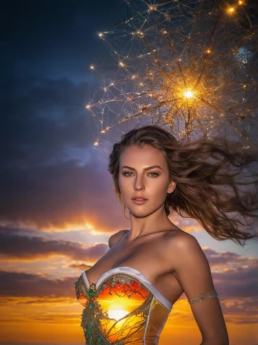 crystal ball-photography,fantasy picture,celtic woman,moana,image manipulation,fantasy woman,photo manipulation,fantasy art,photomanipulation,photoshop manipulation,world digital painting,digital compositing,fire dancer,beach moonflower,beach background,fantasy portrait,warrior woman,fusion photography,hula,bird of paradise