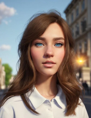 vanessa (butterfly),natural cosmetic,heterochromia,lilian gish - female,cinnamon girl,madeleine,lily-rose melody depp,maya,veronica,main character,girl portrait,3d rendered,realistic,pupils,portrait of a girl,clementine,paris,samara,pretty young woman,eufiliya,Common,Common,Cartoon
