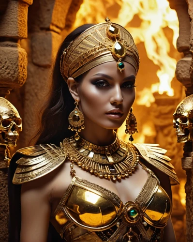 cleopatra,ancient egyptian girl,ancient egyptian,warrior woman,priestess,pharaohs,egyptian,ancient egypt,tutankhamun,tutankhamen,athena,jaya,gold jewelry,pharaonic,pharaoh,female warrior,fantasy art,sorceress,golden mask,tantra,Photography,Artistic Photography,Artistic Photography 03