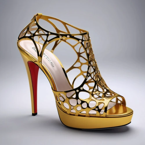 high heeled shoe,stiletto-heeled shoe,high heel shoes,heel shoe,court shoe,stack-heel shoe,gold filigree,woman shoes,high heel,women's shoe,heeled shoes,bridal shoe,black-red gold,ladies shoes,talons,gold lacquer,cinderella shoe,women shoes,women's shoes,achille's heel,Photography,General,Realistic