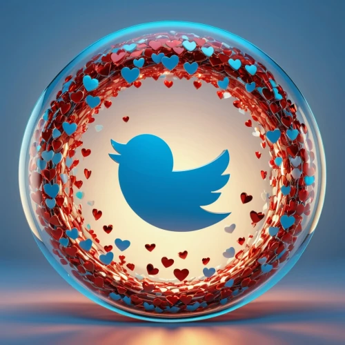 twitter logo,twitter pattern,glass ornament,social media icon,tweets,tweet,glass ball,red balloon,heart background,glass vase,crystal ball,heart balloons,red confetti,tweeting,social logo,glass sphere,quarantine bubble,valentine balloons,glass decorations,heart clipart,Photography,General,Realistic