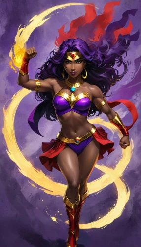 starfire,sorceress,goddess of justice,voodoo woman,fantasy woman,wonderwoman,the enchantress,deadly nightshade,flame spirit,scarlet witch,fire siren,warrior woman,wonder woman,medusa,zodiac sign libra,super heroine,dancing flames,fire-eater,flame of fire,fire dancer,Conceptual Art,Fantasy,Fantasy 02