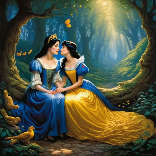 cinderella,a fairy tale,fairy tale,princesses,romantic scene,fairytale,fairytale characters,fantasy picture,fairytales,children's fairy tale,serenade,fairy tales,pda,romantic portrait,forbidden love,amorous,young couple,fairy tale character,radha,lovers,Conceptual Art,Fantasy,Fantasy 28