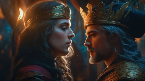 a fairy tale,fantasy picture,prince and princess,fairy tale,fairytale,fairy tale icons,crown render,heart with crown,fairy tales,fantasy portrait,golden crown,fairytales,fantasy art,crowns,king arthur,fairytale characters,first kiss,throughout the game of love,thorin,the crown,Photography,General,Fantasy