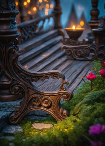 garden bench,wishing well,fairy door,fairy tale castle,3d fantasy,cinderella,flower box,winding steps,disneyland park,fairy tale,fairy house,flower stand,fairy tale icons,frame flora,flower boxes,wood and flowers,rapunzel,flowerbox,a fairy tale,candlelights,Photography,General,Fantasy