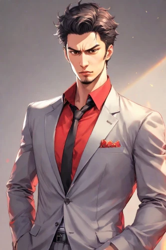 butler,red tie,male character,formal guy,groom,wedding suit,the groom,business angel,white-collar worker,men's suit,the suit,suit,tony stark,business man,gentlemanly,gentleman icons,angry man,dark suit,husband,dress shirt,Digital Art,Anime