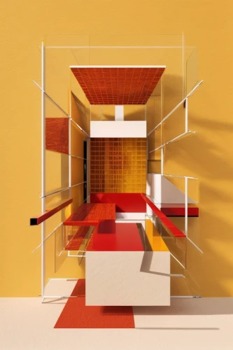 isometric,cubic house,room divider,model house,archidaily,dolls houses,3d render,an apartment,miniature house,render,3d rendering,doll house,cube house,mid century modern,interior design,cubic,interiors,mid century house,construction set,school design