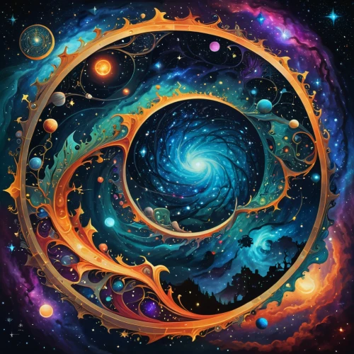 colorful spiral,spiral nebula,time spiral,spiral background,spiral galaxy,fibonacci spiral,spirals,universe,the universe,cosmic eye,spiral,ophiuchus,cosmic flower,sacred geometry,space art,cosmic,planetary system,fractals art,fibonacci,anahata,Illustration,Realistic Fantasy,Realistic Fantasy 45