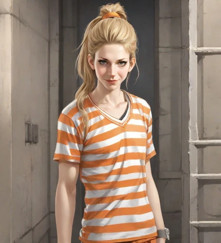 clementine,vanessa (butterfly),girl in t-shirt,blonde woman,portrait background,cynthia (subgenus),blonde girl,polo shirt,killer smile,female doctor,lori,blond girl,harley quinn,fashionable girl,main character,piper,a girl's smile,in a shirt,lis,laurie 1,Digital Art,Comic