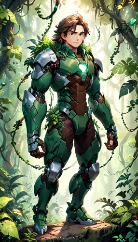 background ivy,patrol,ivy,forest man,alm,ivy frame,aaa,druid,leafy,rank plant,hunter's stand,tarzan,michelangelo,cleanup,forest clover,aa,green skin,dryad,waldmeister,raphael,Anime,Anime,Cartoon