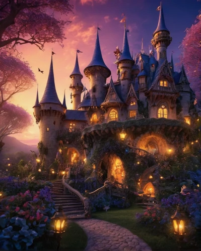 fairy tale castle,fairytale castle,fairytale,disneyland park,fairy tale,a fairy tale,disney castle,the disneyland resort,fairy tales,children's fairy tale,witch's house,fairytales,cinderella's castle,fantasy picture,sleeping beauty castle,shanghai disney,enchanted,fairy village,fairy world,walt disney world,Illustration,Realistic Fantasy,Realistic Fantasy 02