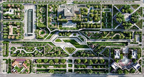 chinese architecture,urban design,tehran aerial,vienna's central cemetery,bird's-eye view,autostadt wolfsburg,urban development,suburban,the center of symmetry,north american fraternity and sorority housing,tehran from above,city blocks,satellite imagery,capitol square,gardens,palace garden,tianjin,central park,champ de mars,zhengzhou,Landscape,Landscape design,Landscape Plan,Park Design