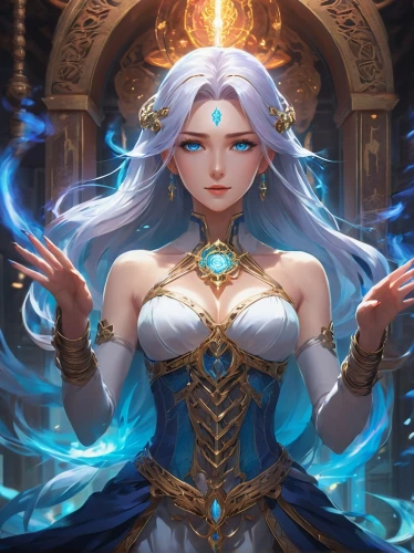 zodiac sign libra,libra,elza,blue enchantress,priestess,medusa,goddess of justice,sorceress,fantasy portrait,ice queen,venera,cg artwork,eufiliya,aurora,artemisia,elsa,mezzelune,luna,fantasia,winterblueher,Illustration,Japanese style,Japanese Style 03