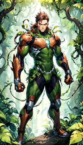 forest man,background ivy,tarzan,michelangelo,oak,ivy,patrol,hunter's stand,ivy frame,leopard's bane,tree man,mandraki,avenger hulk hero,aaa,arborist,waldmeister,leaf background,the leaves of chestnut,nature and man,wolverine,Anime,Anime,General