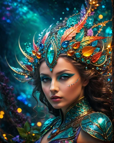 fantasy art,fantasy portrait,faery,faerie,fairy peacock,fantasy woman,fantasy picture,mermaid background,the enchantress,mermaid vectors,merfolk,fairy queen,blue enchantress,dryad,3d fantasy,mystical portrait of a girl,world digital painting,mermaid,water nymph,sorceress,Photography,General,Fantasy