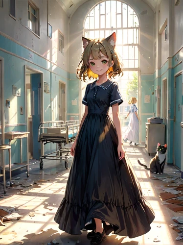 violet evergarden,a girl in a dress,girl in a long dress,alice,studio ghibli,girl in a historic way,the girl at the station,overskirt,jessamine,tsumugi kotobuki k-on,sewing factory,vocaloid,kantai collection sailor,maid,background images,dandelion hall,doll's house,cg artwork,darjeeling,anime japanese clothing,Anime,Anime,General