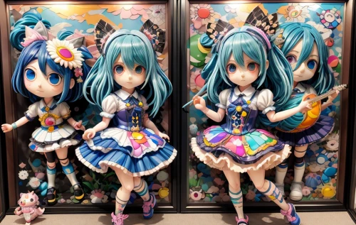 display case,hatsune miku,figurines,doll figures,vending machine,vending machines,play figures,doll looking in mirror,vocaloid,harajuku,kotobukiya,miku,naginatajutsu,locker,doll kitchen,game figure,plush figures,christmas dolls,store window,idol