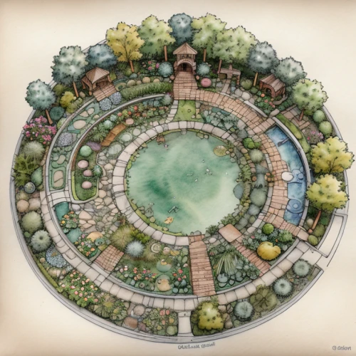 landscape plan,garden pond,garden of plants,gardens,crescent spring,rosarium,permaculture,nature garden,japanese garden ornament,garden of the fountain,lilly pond,vegetables landscape,garden elevation,round house,traffic circle,start garden,clove garden,artificial island,fountain pond,garden design sydney