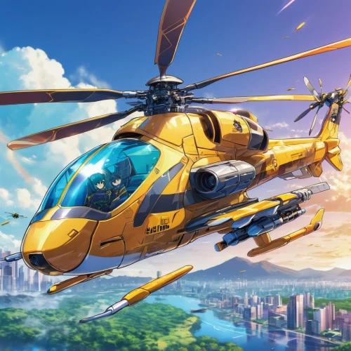eurocopter,rotorcraft,ambulancehelikopter,bell 206,bell 214,bell 212,hiller oh-23 raven,rescue helicopter,bell 412,helicopters,helicopter,gyroplane,fire-fighting helicopter,trauma helicopter,sikorsky s-64 skycrane,police helicopter,eurocopter ec175,helicopter pilot,radio-controlled helicopter,air rescue,Illustration,Japanese style,Japanese Style 03