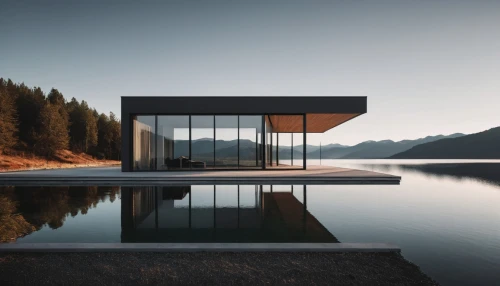 house with lake,house by the water,lago grey,house in mountains,house in the mountains,floating over lake,mirror house,modern architecture,dunes house,cubic house,summer house,pool house,modern house,lake view,boathouse,corten steel,floating huts,boat house,hintersee,swiss house,Photography,Documentary Photography,Documentary Photography 08