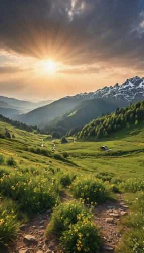 carpathians,alpine meadows,meadow landscape,alpine meadow,mountain meadow,landscape background,salt meadow landscape,bucegi mountains,the russian border mountains,western tatras,background view nature,mountain landscape,slovak tatras,mountainous landscape,fagaras,the mongolian-russian border mountains,mountain pasture,pyrenees,the mongolian and russian border mountains,beautiful landscape,Photography,General,Realistic