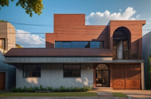 modern house,mid century house,modern architecture,mid century modern,contemporary,corten steel,build by mirza golam pir,jewelry（architecture）,eco-construction,archidaily,kirrarchitecture,two story house,cubic house,residential house,asian architecture,brick house,3d rendering,sand-lime brick,house shape,dunes house