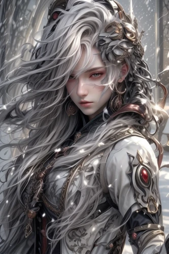 white rose snow queen,the snow queen,suit of the snow maiden,ice queen,eternal snow,silvery,glory of the snow,fantasy portrait,dark elf,silver rain,winterblueher,fantasy art,snow white,silver,swordswoman,female warrior,hoarfrost,winter rose,winter background,snow drawing