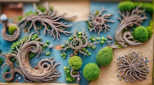 trees with stitching,seaweeds,succulents,coral reef,wood carving,ornamental wood,mandelbulb,christmastree worms,paper art,recycled paper with cell,fractals art,wood art,carved wood,seaweed,spores,ornamental dividers,beautiful succulents,flora abstract scrolls,pin board,mushroom landscape,Unique,3D,Panoramic