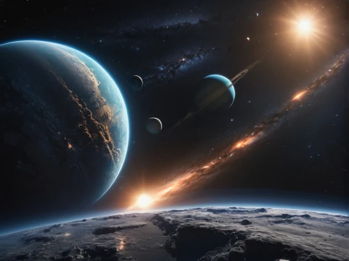 exoplanet,planetary system,space art,planets,orbiting,alien planet,the solar system,solar system,inner planets,celestial bodies,astronomy,binary system,copernican world system,alien world,planet,planet eart,earth in focus,outer space,galilean moons,extraterrestrial life,Photography,General,Natural