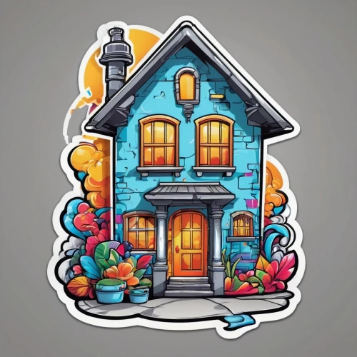 houses clipart,house painting,small house,little house,crispy house,clipart sticker,apartment house,victorian house,cottage,serial houses,crooked house,traditional house,house insurance,house drawing,family home,house shape,woman house,house,summer cottage,house keys,Unique,Design,Sticker