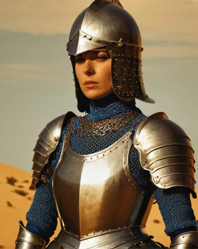 joan of arc,female warrior,knight armor,equestrian helmet,armour,paladin,heavy armour,armor,cuirass,breastplate,warrior woman,arabian,pure-blood arab,armored,crusader,knight,spartan,artemisia,head woman,bactrian,Conceptual Art,Sci-Fi,Sci-Fi 17