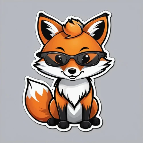 fox,cute fox,a fox,little fox,adorable fox,child fox,firefox,redfox,swift fox,red fox,fox stacked animals,vulpes vulpes,mozilla,kit fox,foxes,sand fox,garden-fox tail,pencil icon,k badge,grey fox,Unique,Design,Sticker