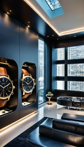 penthouse apartment,luxury home interior,modern living room,wall clock,watches,mechanical watch,men's watch,modern decor,interior modern design,contemporary decor,apartment lounge,interior design,entertainment center,luxury accessories,livingroom,interior decoration,boardroom,chronometer,timepiece,great room