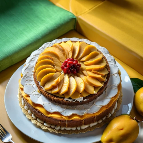 citrus bundt cake,citrus cake,fruit pie,mandarin cake,cassata,torta ahogada,dobos torte,ananas,mango pudding,torta,torte,rum cake,lemon pie,tres leches cake,orange cake,mango sticky rice,pineapple sprocket,crostata,lemon slice,banana cream pie,Photography,General,Realistic